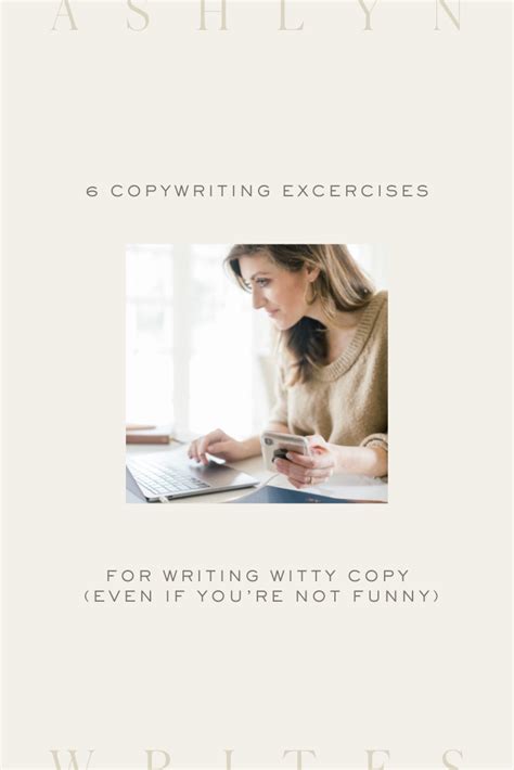 6 Copywriting Exercises How To Write Witty Copy Even If Youre Not