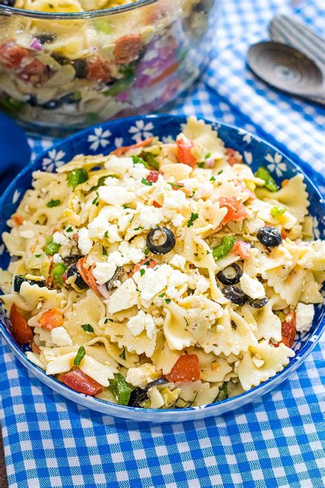 Pasta Salad With Artichoke Hearts And Feta Soulfully Made