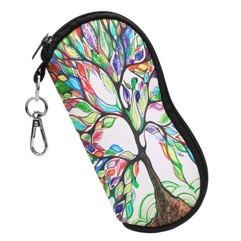 Fintie Eyeglasses Sunglasses Case With Carabiner Hook Ultra Light Portable Anti Scratch Soft