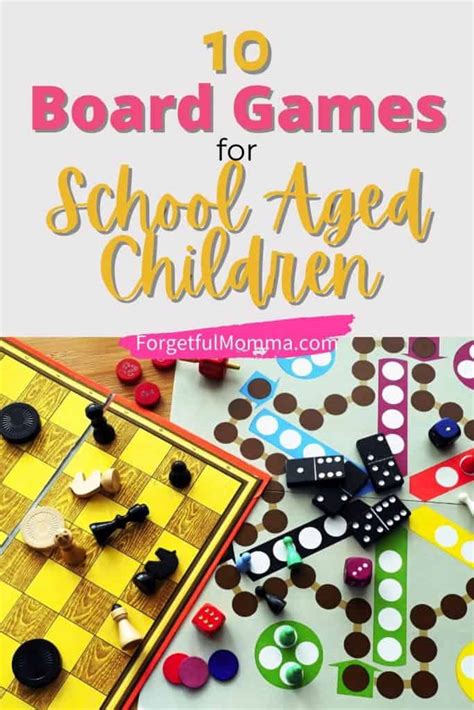 10 Board Games For School Aged Children Forgetful Momma