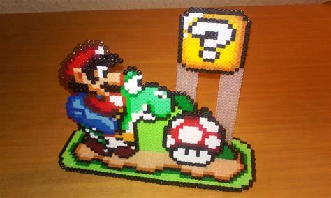 Diorama Super Mario World Hama Beads Hama Beads Hama