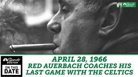 This Date In Celtics History: Red Auerbach wins NBA title in final game as coach – NBC Sports Boston