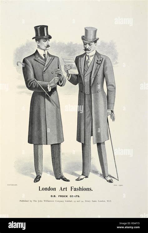 D B Frock Coats London Art Fashion Journal London 1900 Source