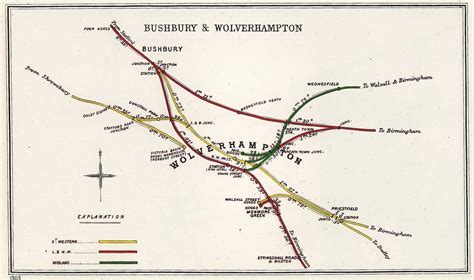 Jan Ford's World: Wolverhampton High Level Station in Steam Days