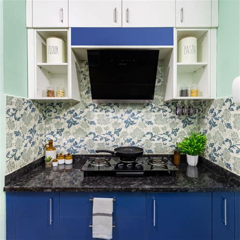 Matte Finish Backsplash Tiles Design Livspace