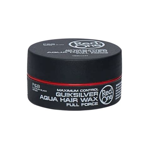 Red One Maximum Control Quiksilver Aqua Hair Wax Full Force Ml