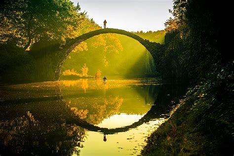 El puente del diablo Rakotzbrücke Alemania completo y deutschland