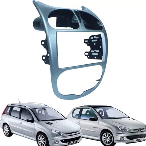 Moldura Painel Din Pol Peugeot Prata Parcelamento