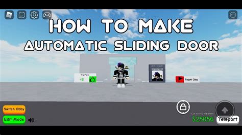 Roblox Obby Creator How To Make Automatic Sliding Door Youtube