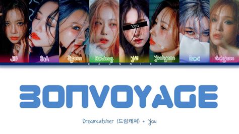 Dreamcatcher 드림캐쳐 You BONVOYAGE 8 Members Color Coded Han