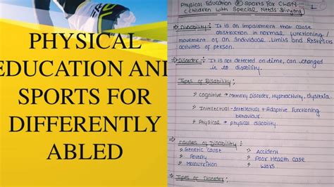 Class 12 Physical Education Notes Chapter 4 Physical Education And Sports For Notes In