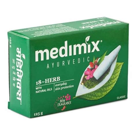 Jual Medimix Ayurvedic 18 Herbs Bar Soap 125g Shopee Indonesia