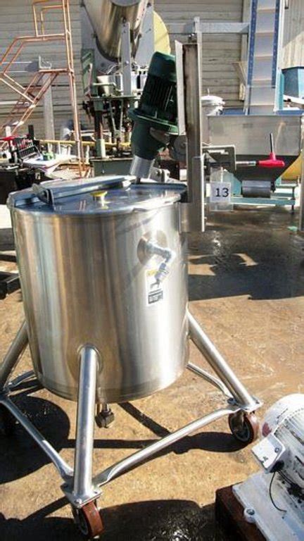 Used Walker 30 Gallon Stainless Steel Jacketed Mix Tank