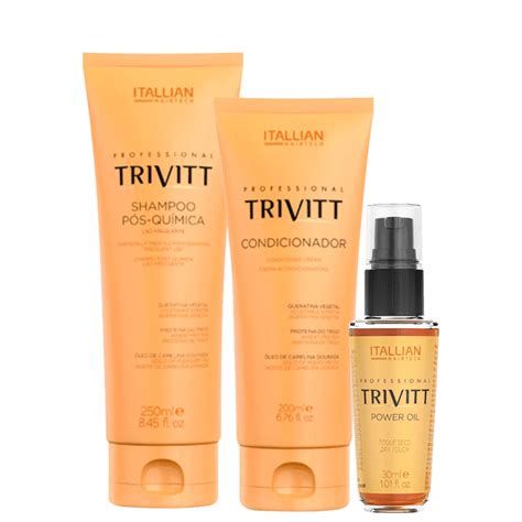 Kit Itallian Hairtech Professional Trivitt Tratamento Beleza Na Web