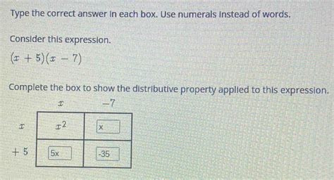 Solved Type The Correct Answer In Each Box Use Numerals Instead Of