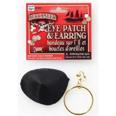 Pirate Eye Patch with Earring | Pirates | Costume Pieces & Kits - The ...