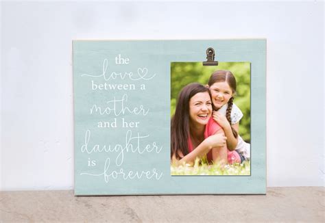 Custom Mother Daughter Photo Frame the Love.. Mother and Her - Etsy