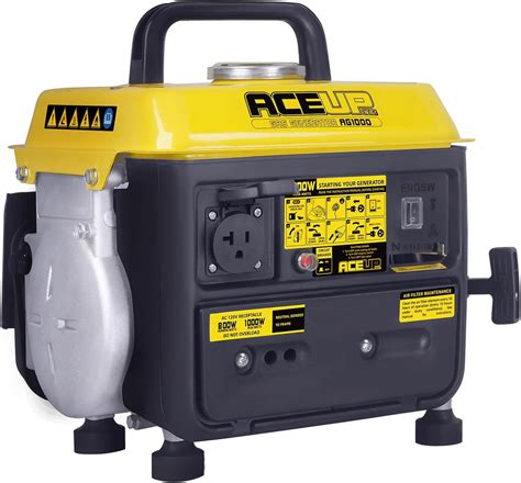 Aceup Energy Small 1000W Gas Powered Generator Portable Ultralight