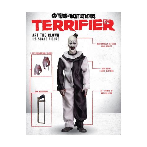 Trick Or Treat Studio Terrifier Art The Clown 1 6 Scale Figure