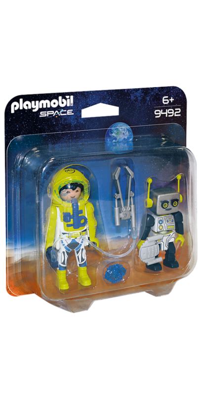 Buy Playmobil Space Astronaut And Robot Duo Pack At Wellca Free