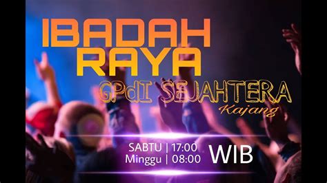 Ibadah Raya Minggu 6 Februari 2022 Gpdi Sejahtera Kajang Minggu Youtube