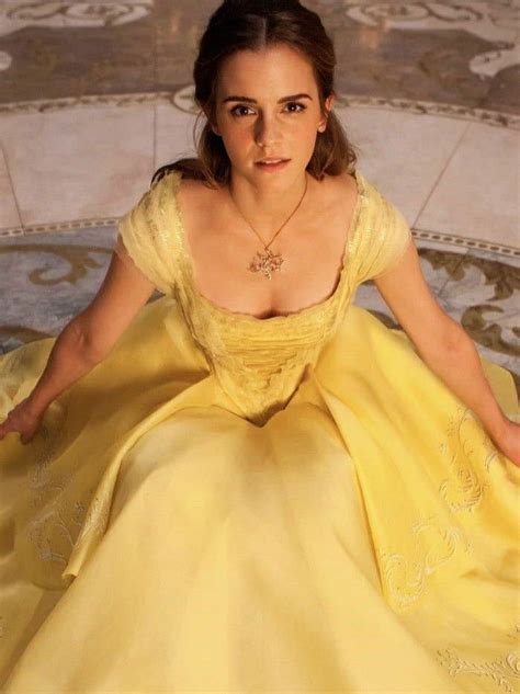 Pin By Danny Hekierski On Belle In Yellow Dress Emma Watson Beautiful