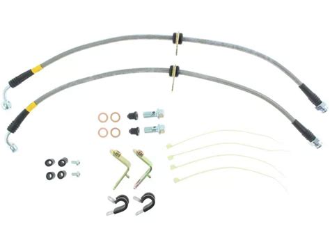 Stoptech Mustang Stainless Steel Braided Brake Line Kit Front 950