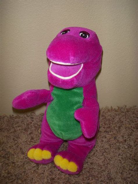 Loveable Barney the Purple Dinosaur10 Inch Plush Doll - Walmart.com