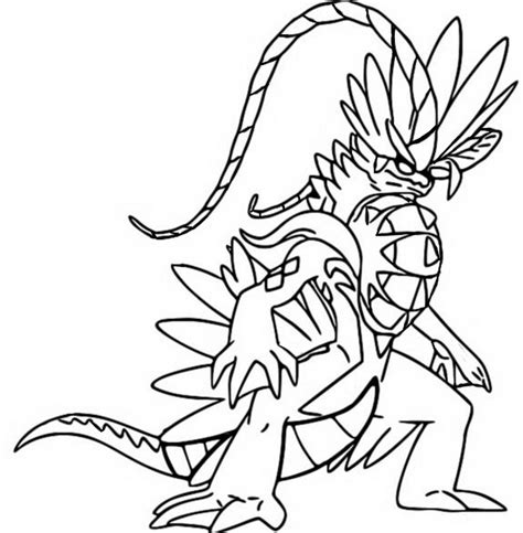 Coloring page Pokémon Scarlet and Violet Koraidon 7