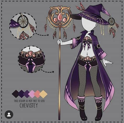 Witch Clothing Witch Outfit Drawing Anime Clothes Anime