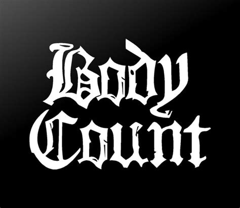 Body Count Bloodlust Ice T Metal Band Car Window Laptop Speaker Sticke