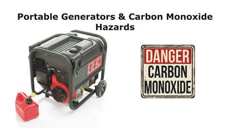 Portable Generators And Carbon Monoxide Hazards Youtube