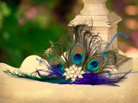 Peacock Shoe Clips Couture Bride Bridal Bridesmaid T Diva Etsy