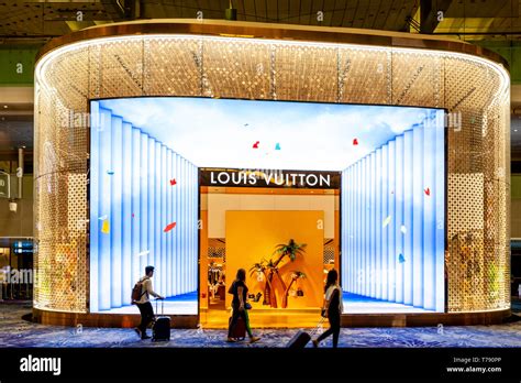 The Louis Vuitton Store Changi Airport Singapore South East Asia