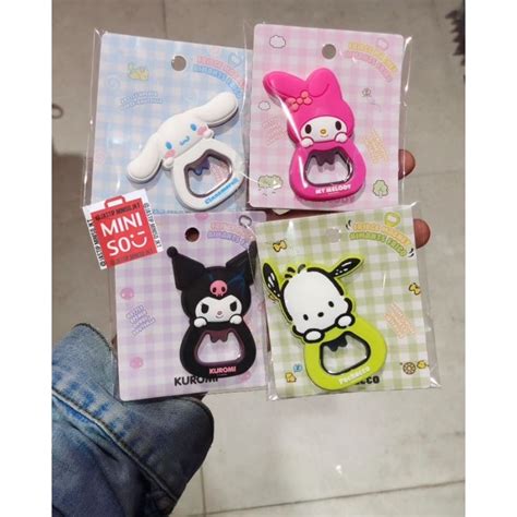 Jual Miniso X Sanrio Pembuka Botol Bottle Opener Fridge Magnet