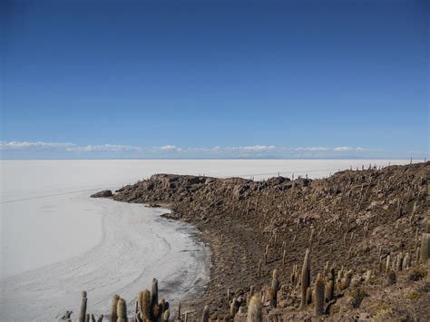 Uyuni Salt Flats An Island At The Uyuni Salt Flats In Boli Flickr