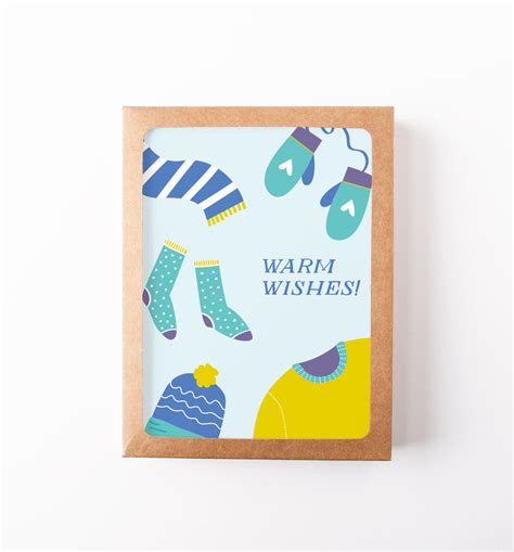 Warm Wishes holiday card – Graphic Anthology