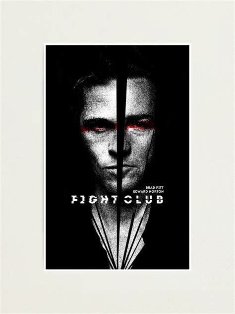 "Fight Club Minimalist Poster" Photographic Print by ZJCustoms | Redbubble