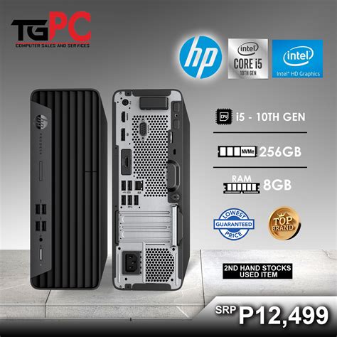 HP Prodesk 400 G7 Small Form Factor PC Intel Core i5-10500 3.1GHz 6C ...