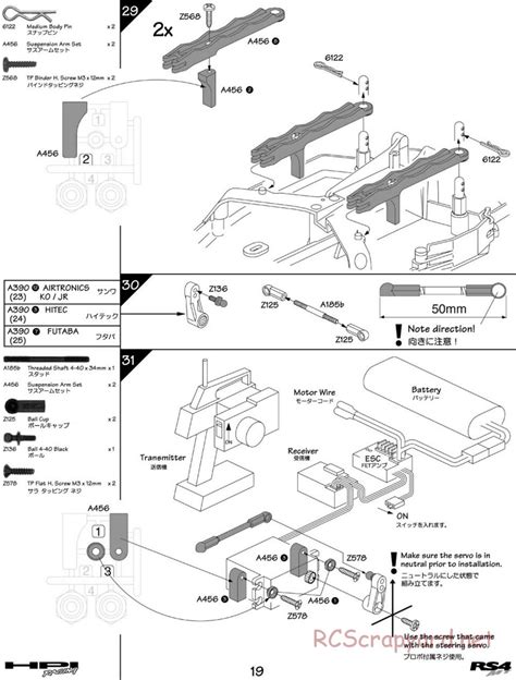 HPI Manual RS4 MT RCScrapyard Radio Controlled Model Archive