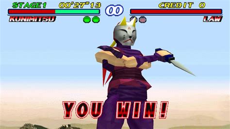 Tekken 2 Kunimitsu Arcade Mode PS1 YouTube