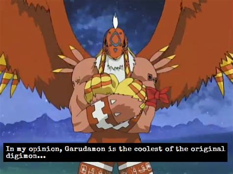 Digimon Digital Monster Opinion Box In My Opinion Garudamon Is