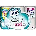 Lotus Just 1 XXL Papier toilette 5 épaisseurs 6 9 rouleaux blanc