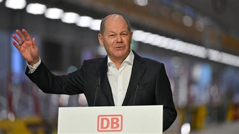 Scholz hofft auf zügige Verständigung im Bahn Tarifstreit WELT