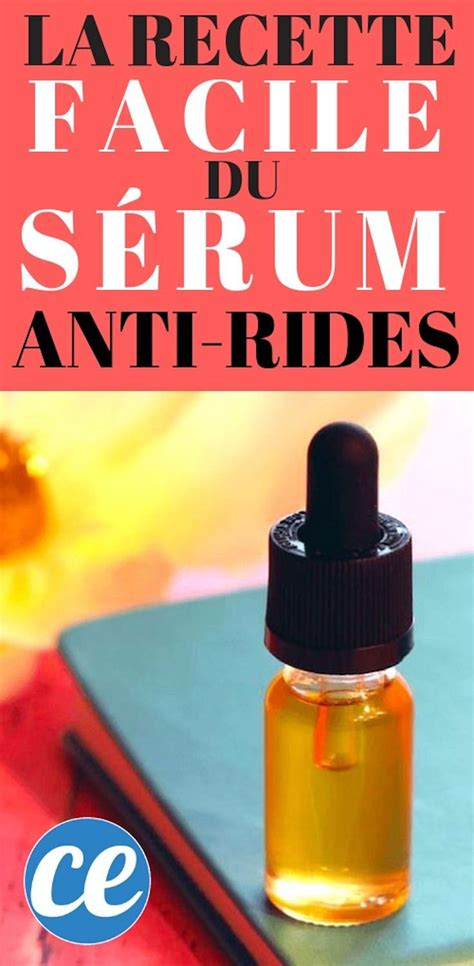 Sérum Anti Âge La Recette Super Efficace Contre les Rides Autour des