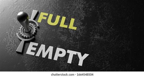 full empty concept retro electric control stock illustration