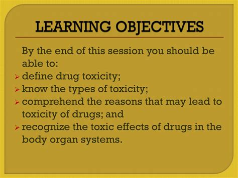 Ppt Drug Toxicity Powerpoint Presentation Free Download Id2159450