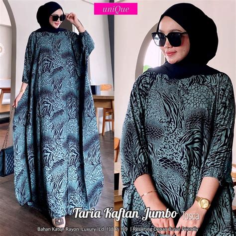 Jual GROSIR KAFTAN EFITA I LILITA KAFTAN SUPER JUMBO LD 170cm I TIARA