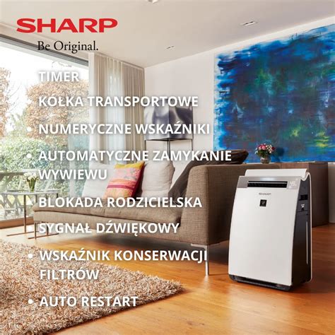 Sharp KI G75EU oczyszczacz powietrza z nawilżaczem