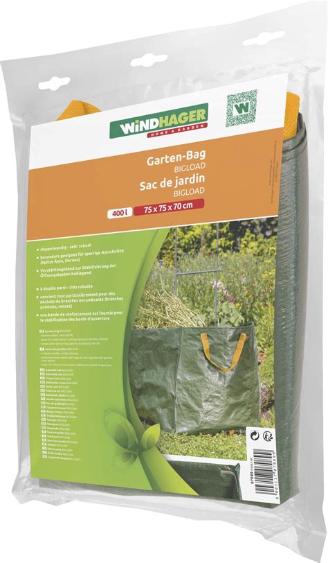 Windhager Sac De Jardin BIGLOAD 400 Litres Bloomling France